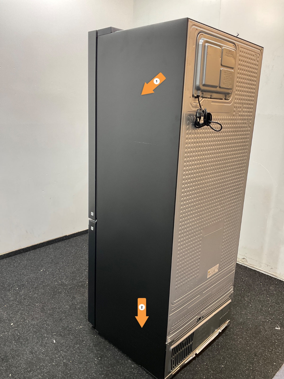 Samsung koelkast RB50DG601EB1 - Extra Breed - Zwart inox
