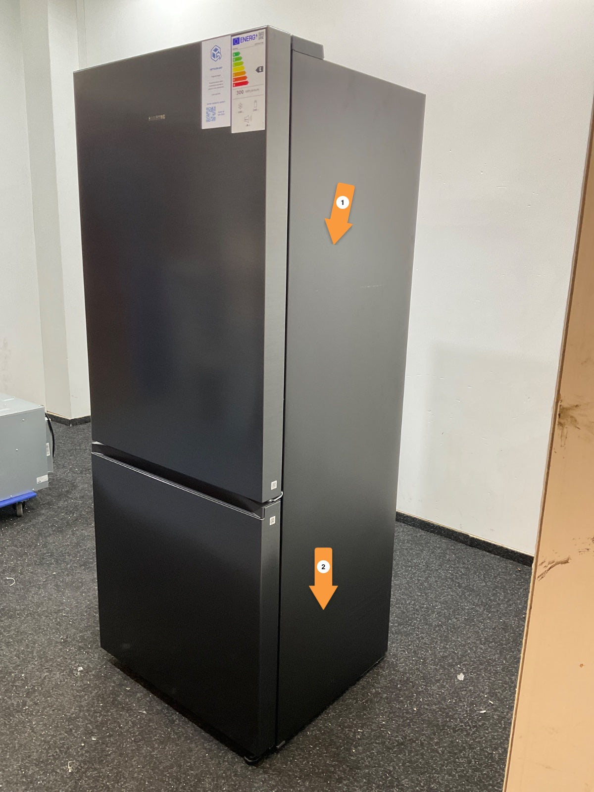 Samsung koelkast RB50DG601EB1 - Extra Breed - Zwart inox