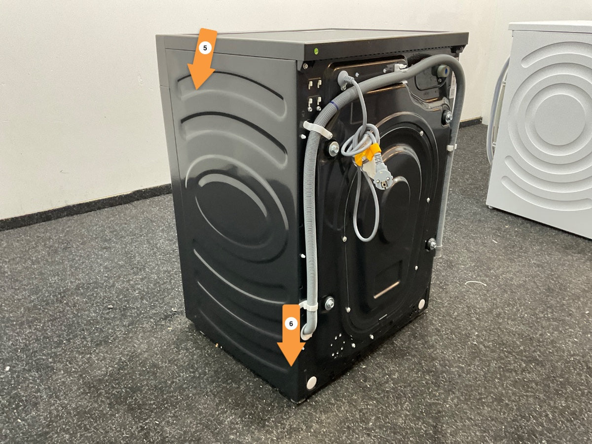 Hisense wasmachine WF5I1045BBQ - Zwart - 10,5 kg