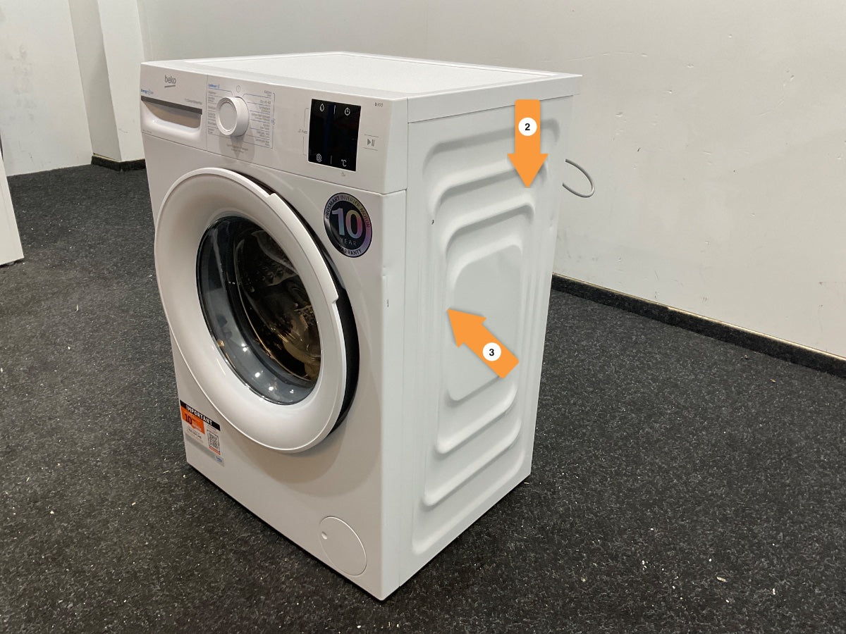 Beko wasmachine b300 BM3WFU38412CW - 8 kg - Wit