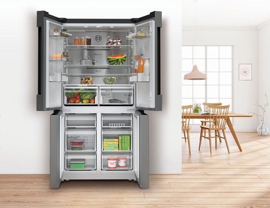 Bosch Amerikaanse koelkast KFN96APEA - Serie 6 - RVS
