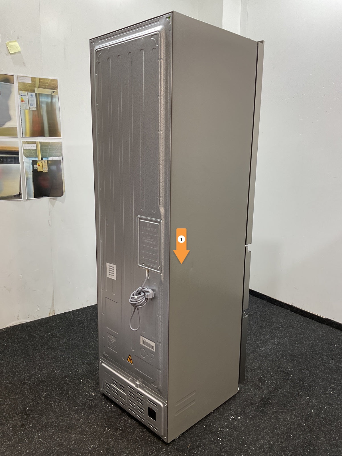 Haier koelkast HTR3518ENMX - Direct Access Lades - RVS