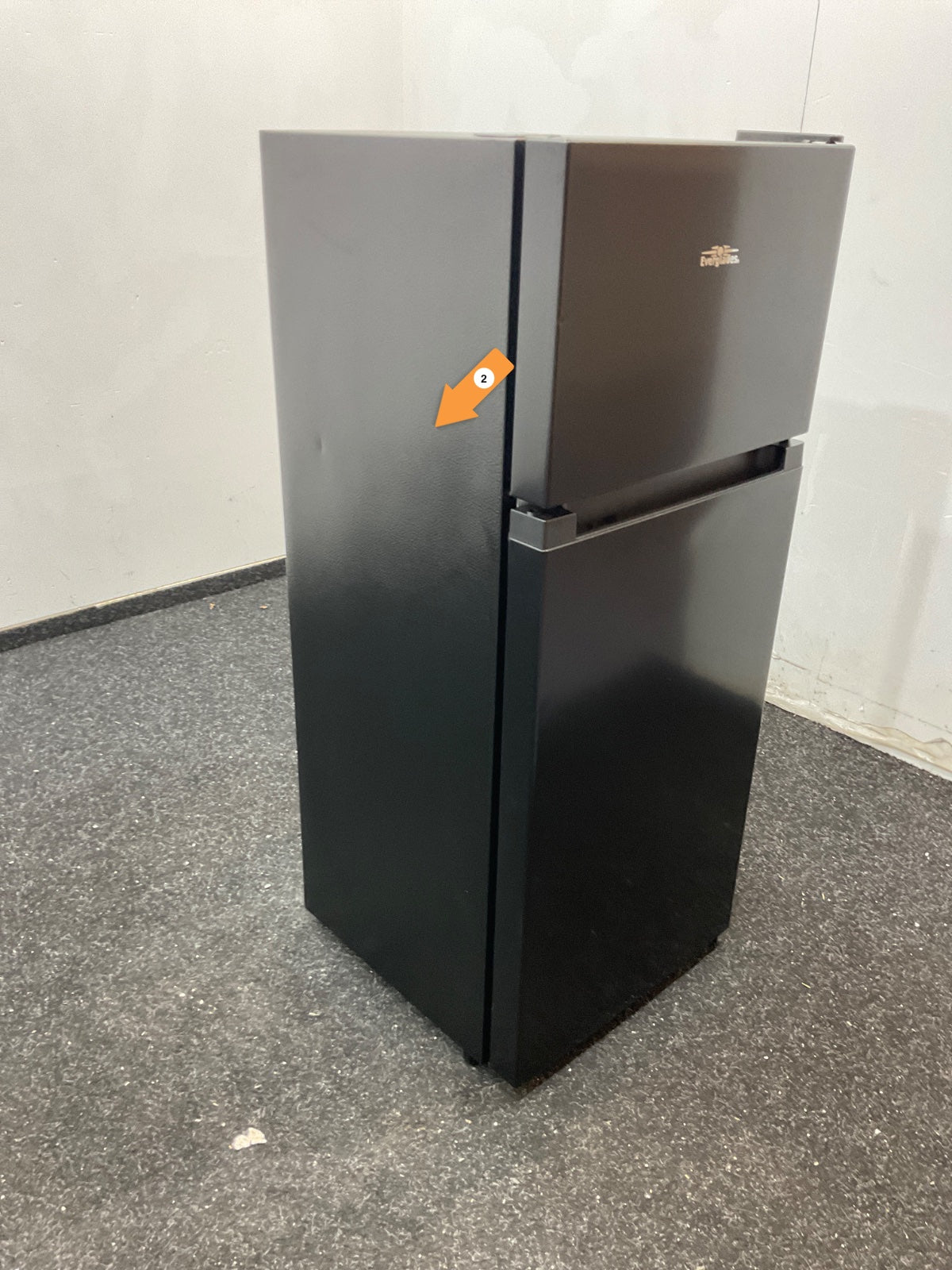 Everglades koelkast EVTD3020 - Zwart - 124 Liter