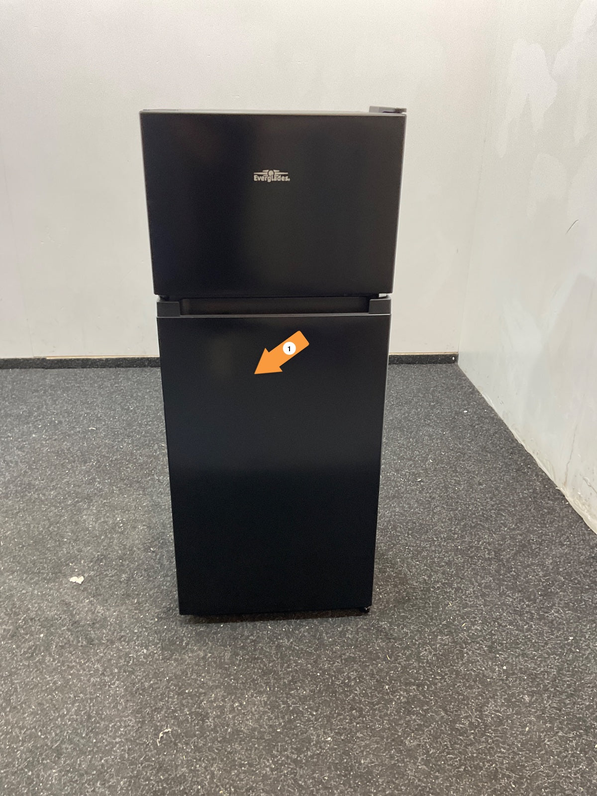 Everglades koelkast EVTD3020 - Zwart - 124 Liter