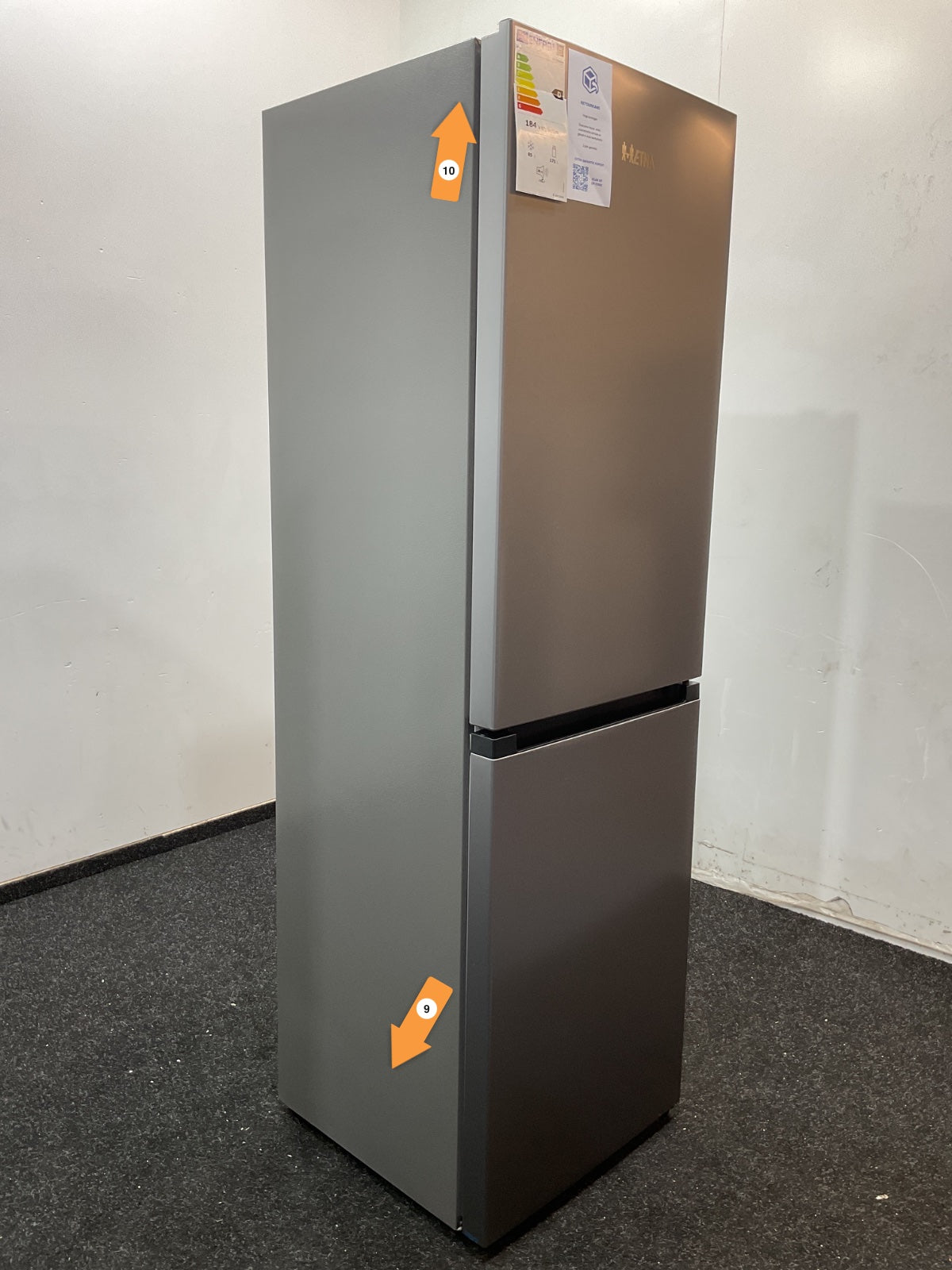 ETNA koelkast KCV282NRVS - RVS