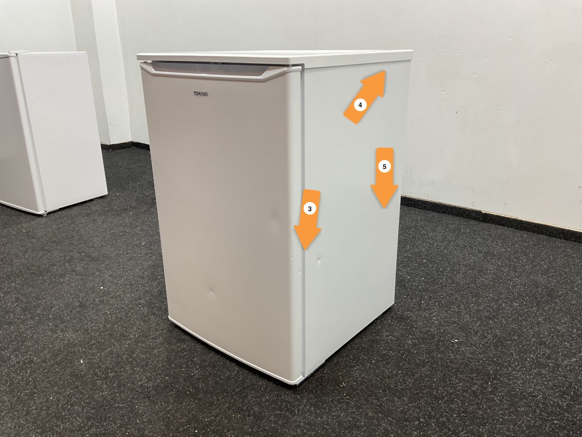 Tomado vrieskast TFT5501W - Tafelmodel - Wit