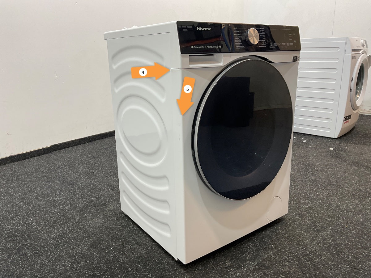 Hisense wasmachine WF5S9045BW - 5S Serie