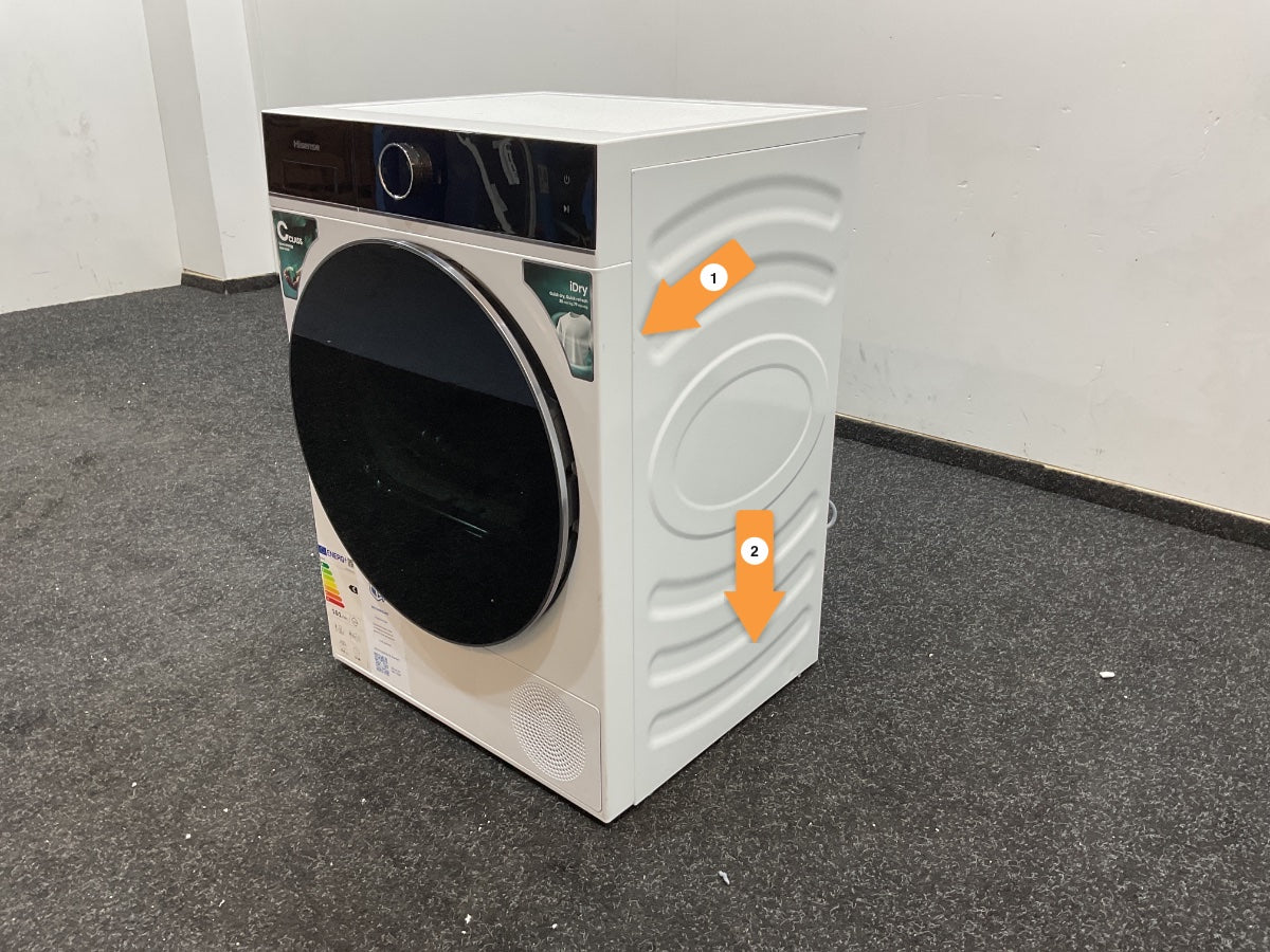 Hisense warmtepompdroger DH5I804BWCD - 8 kg - Wit 