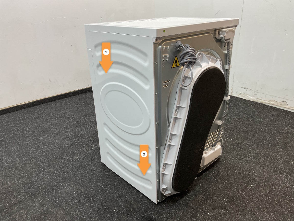 Hisense warmtepompdroger DH5I804BWCD - 8 kg - Wit 