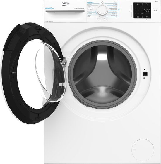 Beko wasmachine b300 BM3WFU38412CW - 8 kg - Wit