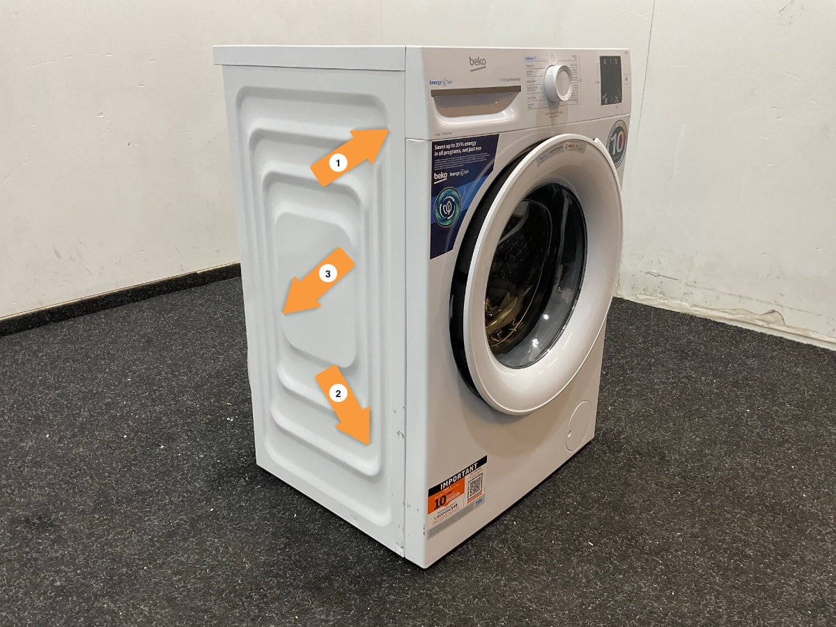 Beko wasmachine b300 BM3WFU38412CW - 8 kg - Wit