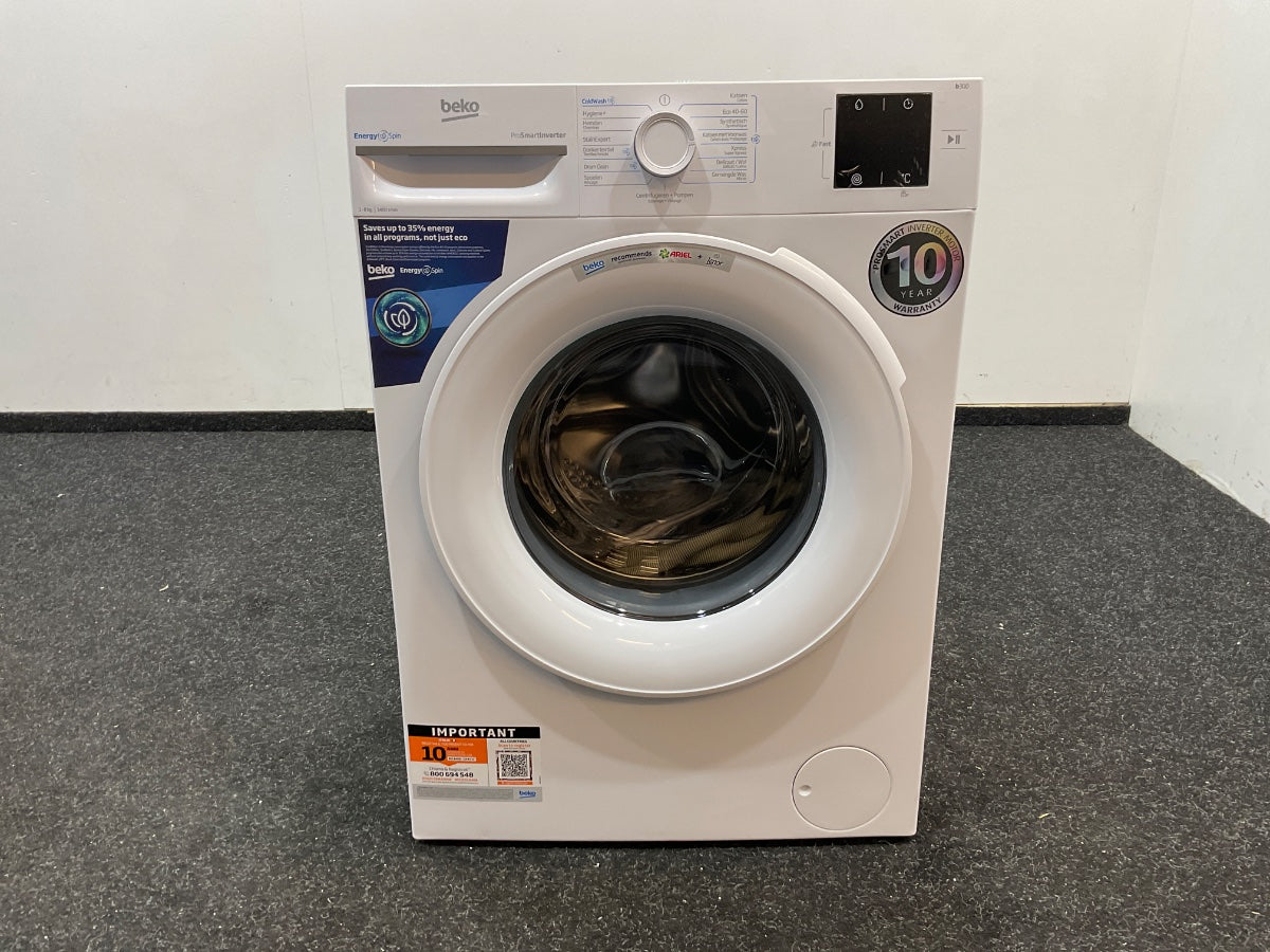Beko wasmachine b300 BM3WFU38412CW - 8 kg - Wit