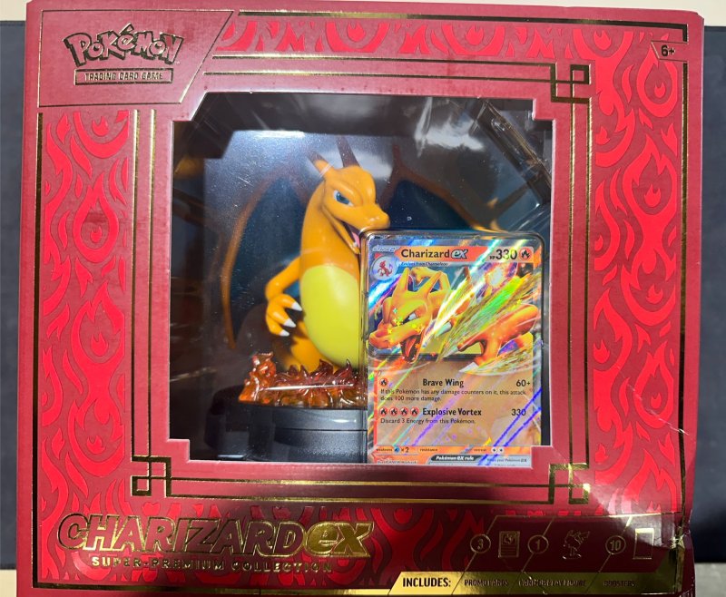 Pokémon Charizard ex Super Premium Collection - Trading Cards met figuur