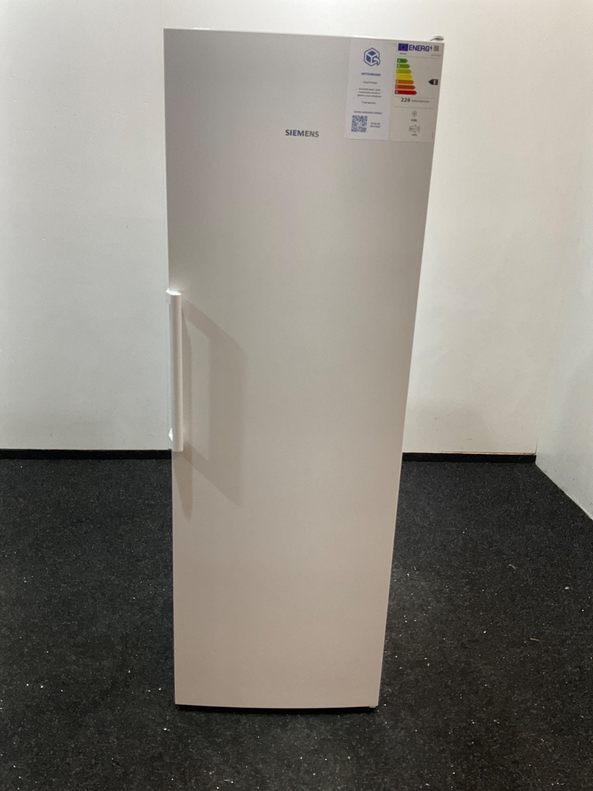 Siemens vrieskast GS33NVWEP - vrijstaand - Wit