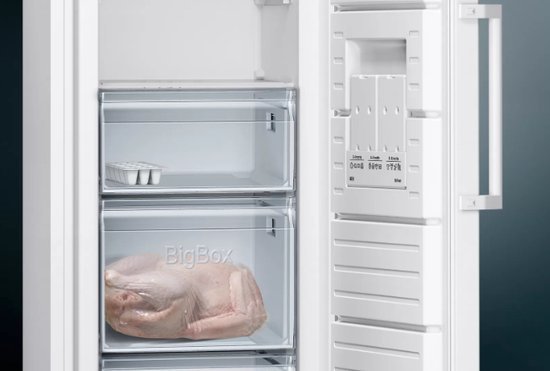 Siemens vrieskast GS33NVWEP - vrijstaand - Wit