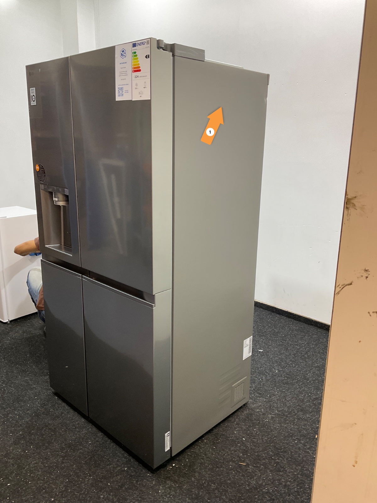 LG Amerikaanse koelkast GSLE81PYBC - 628L