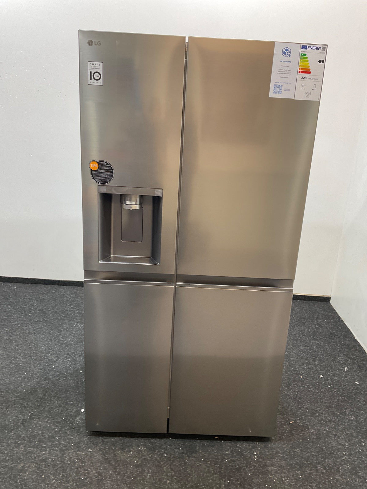 LG Amerikaanse koelkast GSLE81PYBC - 628L