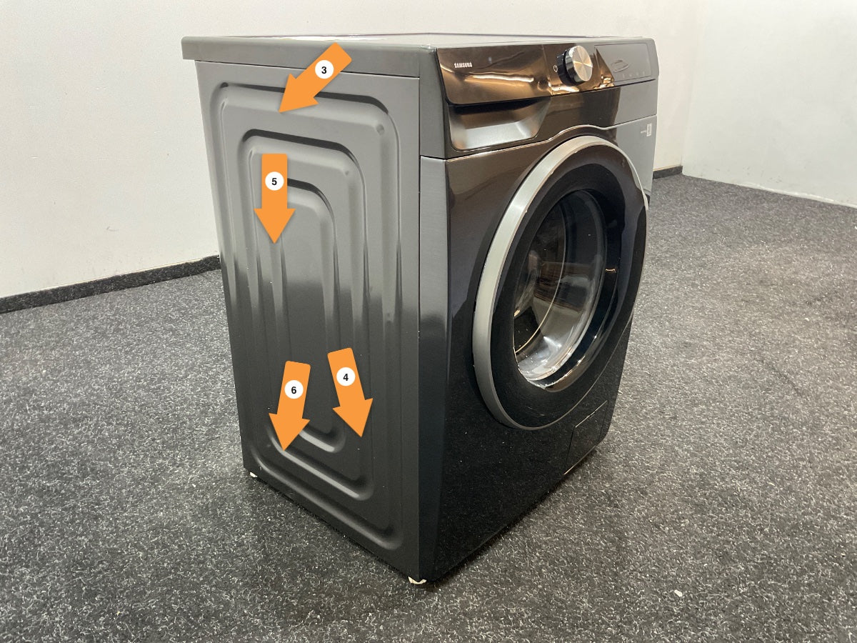 Samsung wasmachine WW90DG6U25LBU3 - SuperSpeed - Zwart