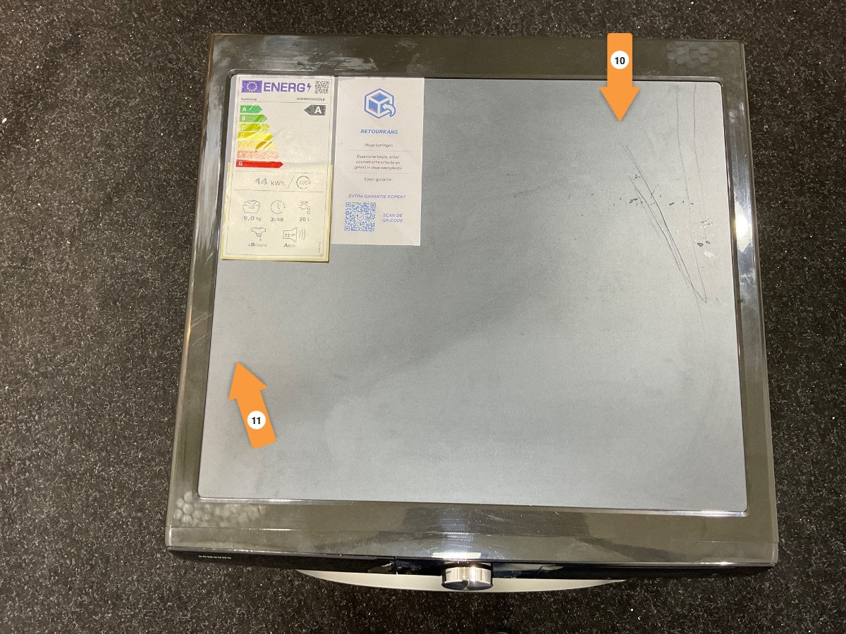 Samsung wasmachine WW90DG6U25LBU3 - SuperSpeed - Zwart