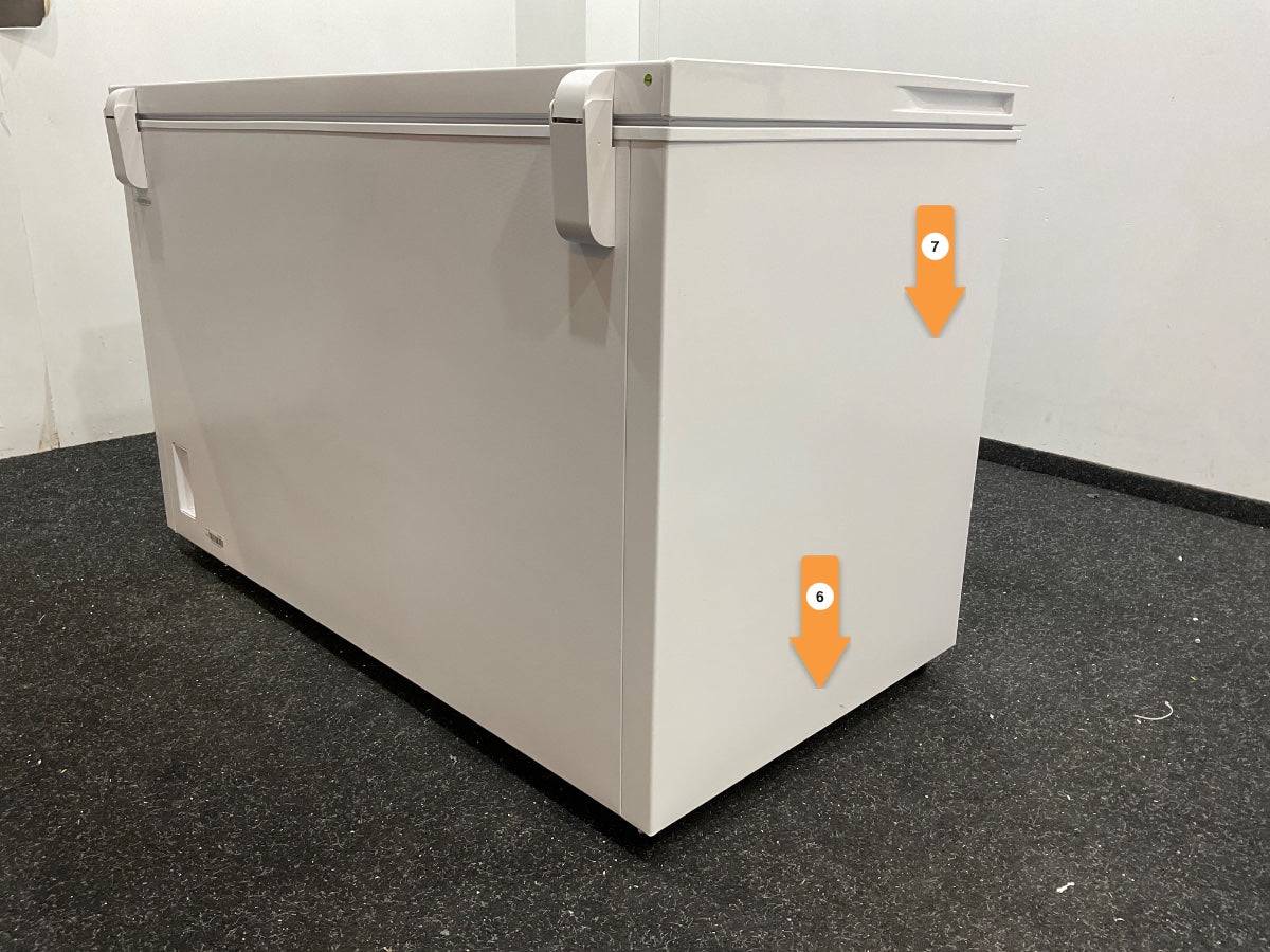 Beko vrieskist CF380EWN - 371 l - Wit