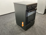 Everglades keramisch fornuis EVCK5120 - Mat Zwart - 50cm