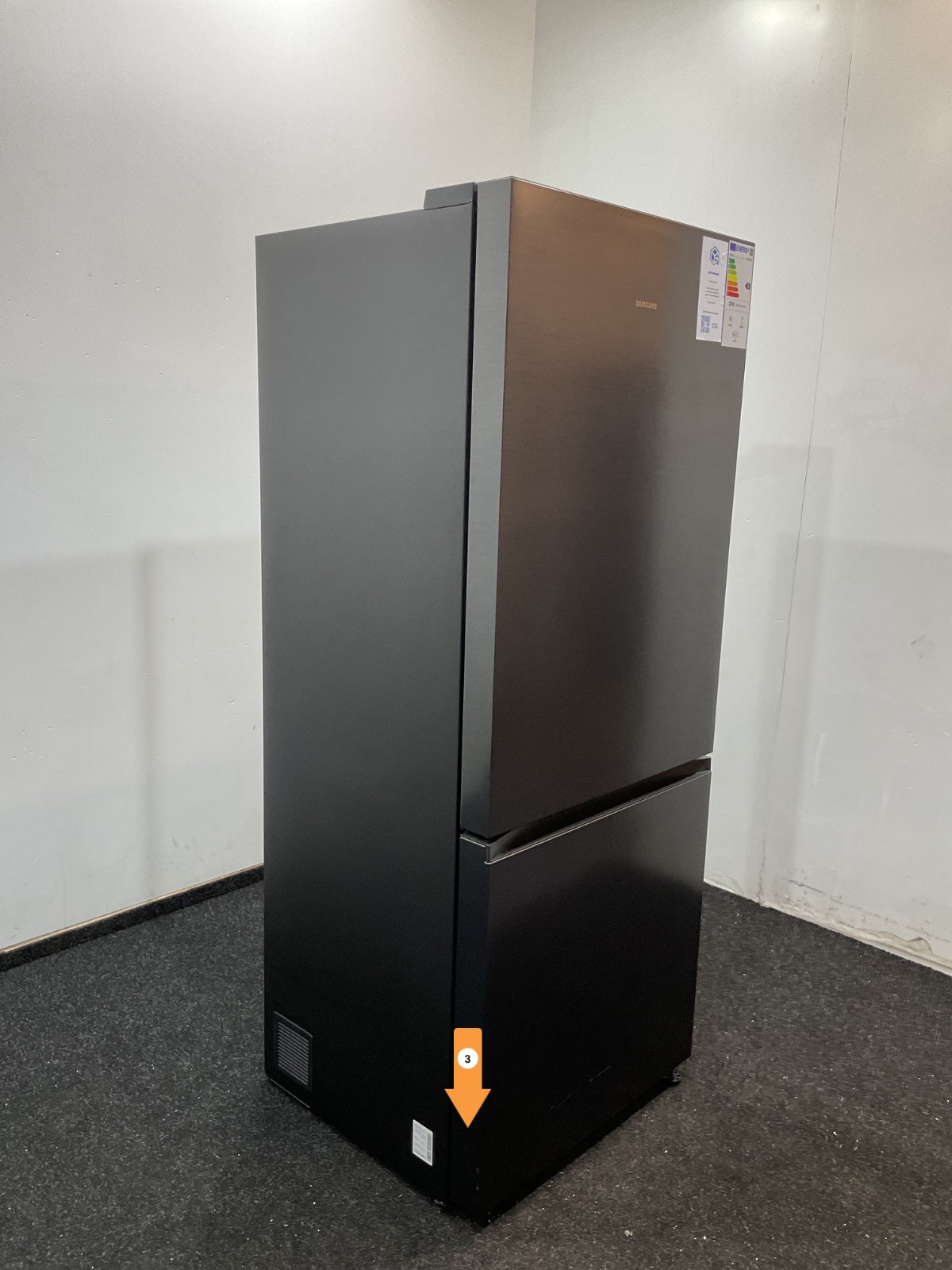Samsung koelkast RB50DG601EB1 - Extra Breed - Zwart inox