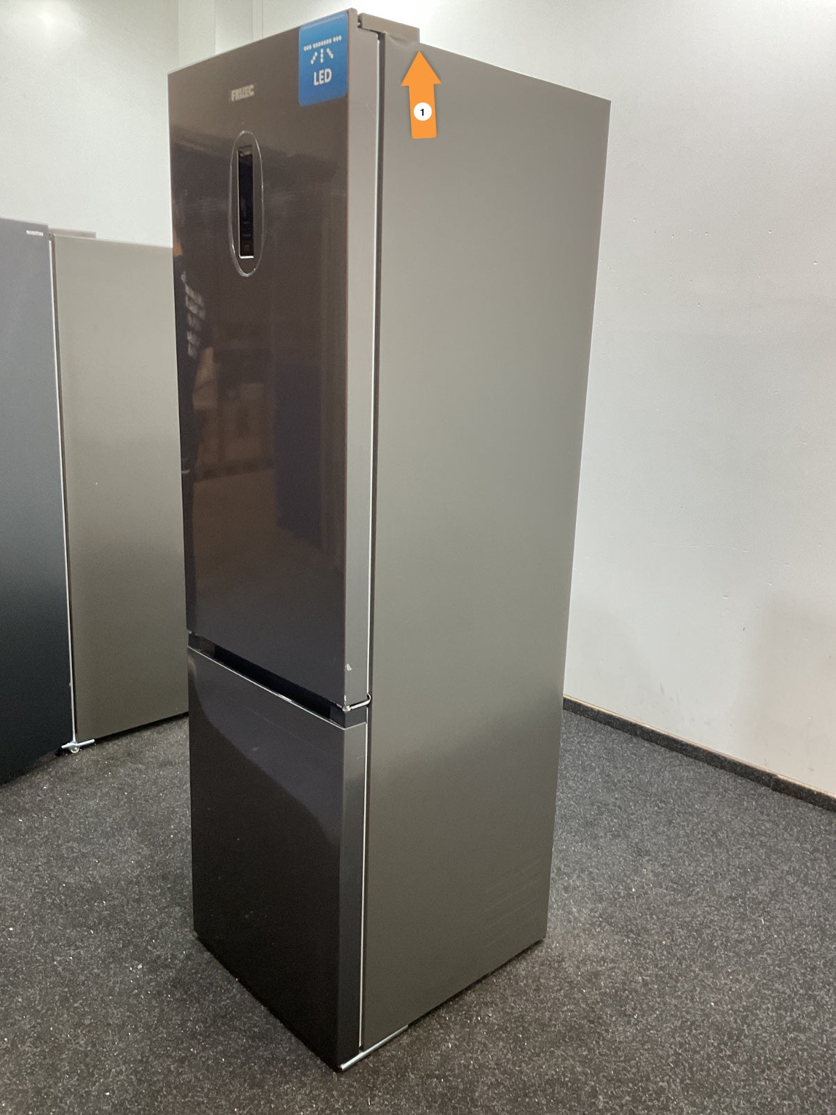 Frilec koelkast BONN388-NFD-040ADG - Dark Grey
