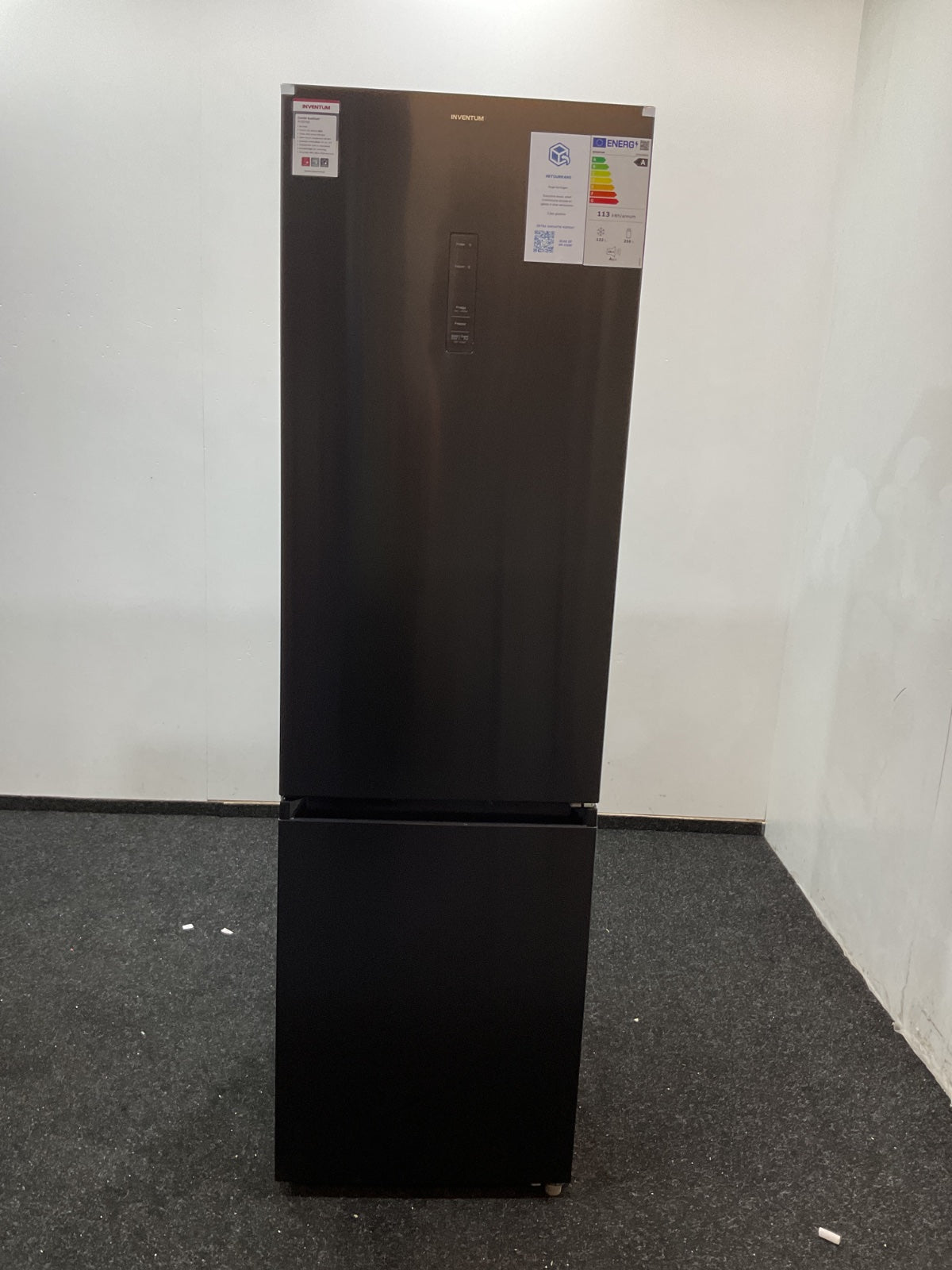 Inventum koelkast KV2010B - No Frost - Zwart 