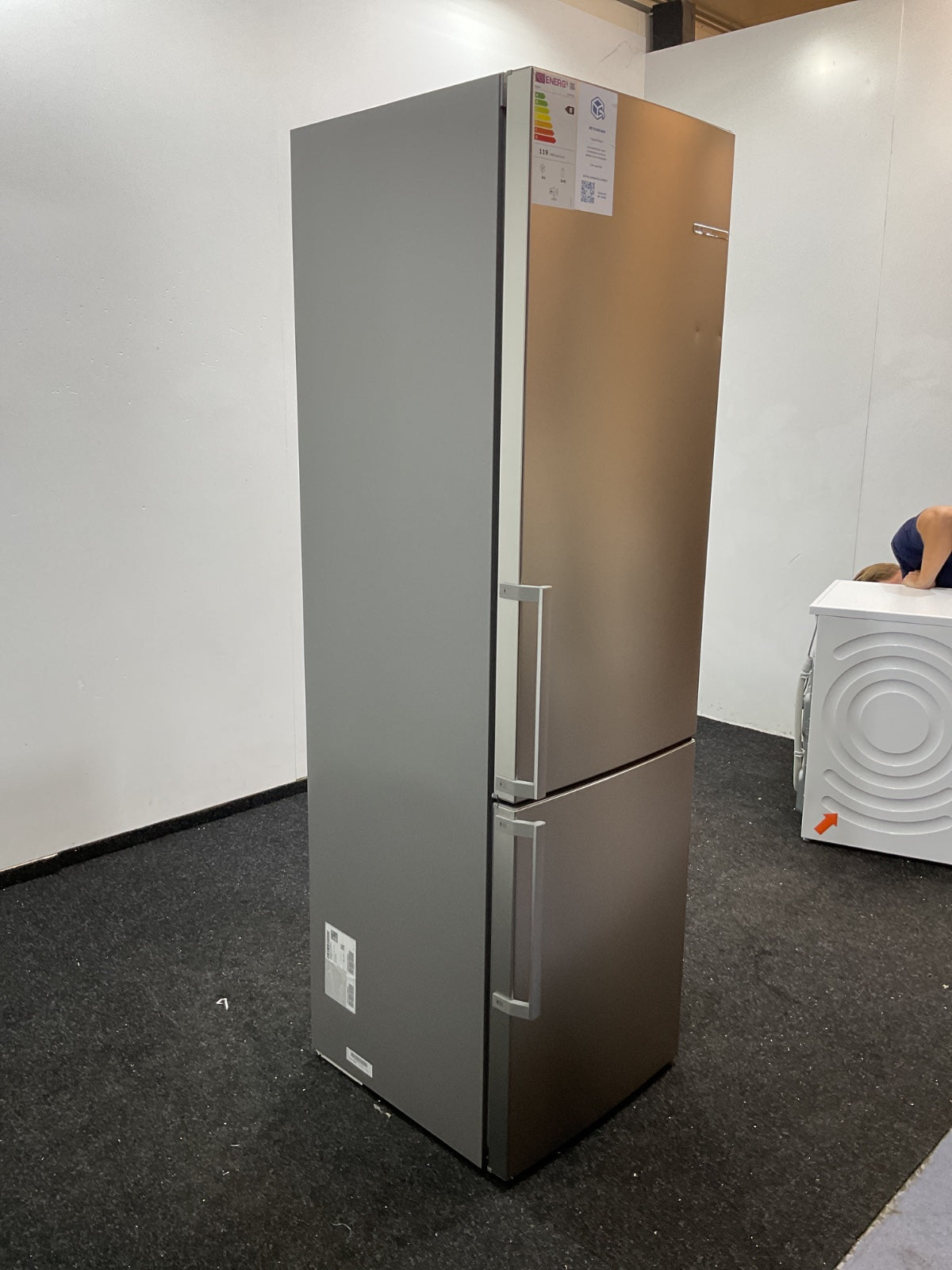 Bosch koelkast KGE398IBP - Serie 6 - RVS
