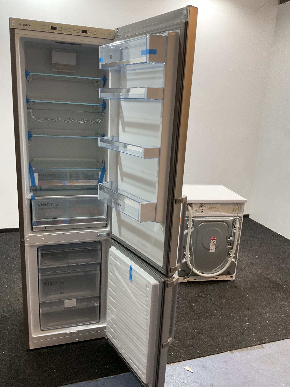 Bosch koelkast KGE398IBP - Serie 6 - RVS