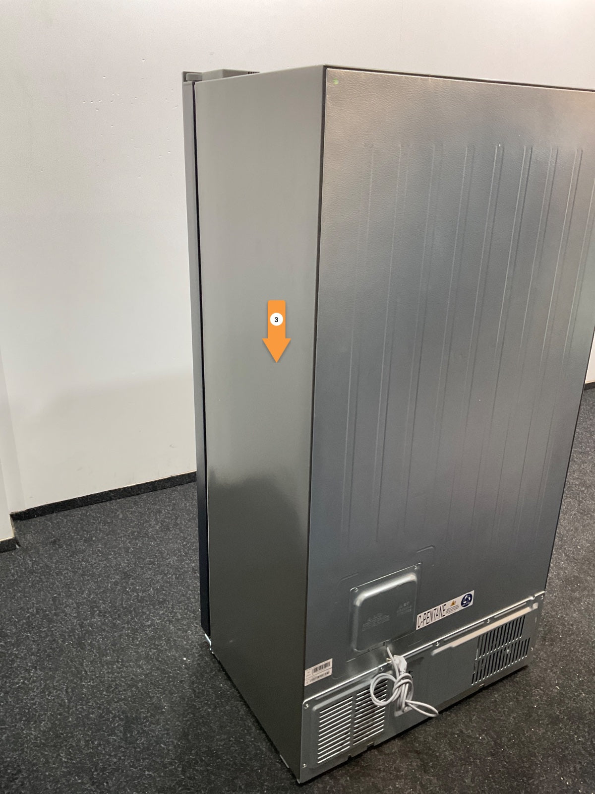 Inventum Amerikaanse koelkast SKV0180B - Zwart
