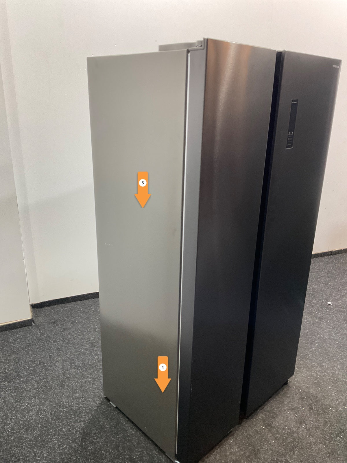 Inventum Amerikaanse koelkast SKV0180B - Zwart