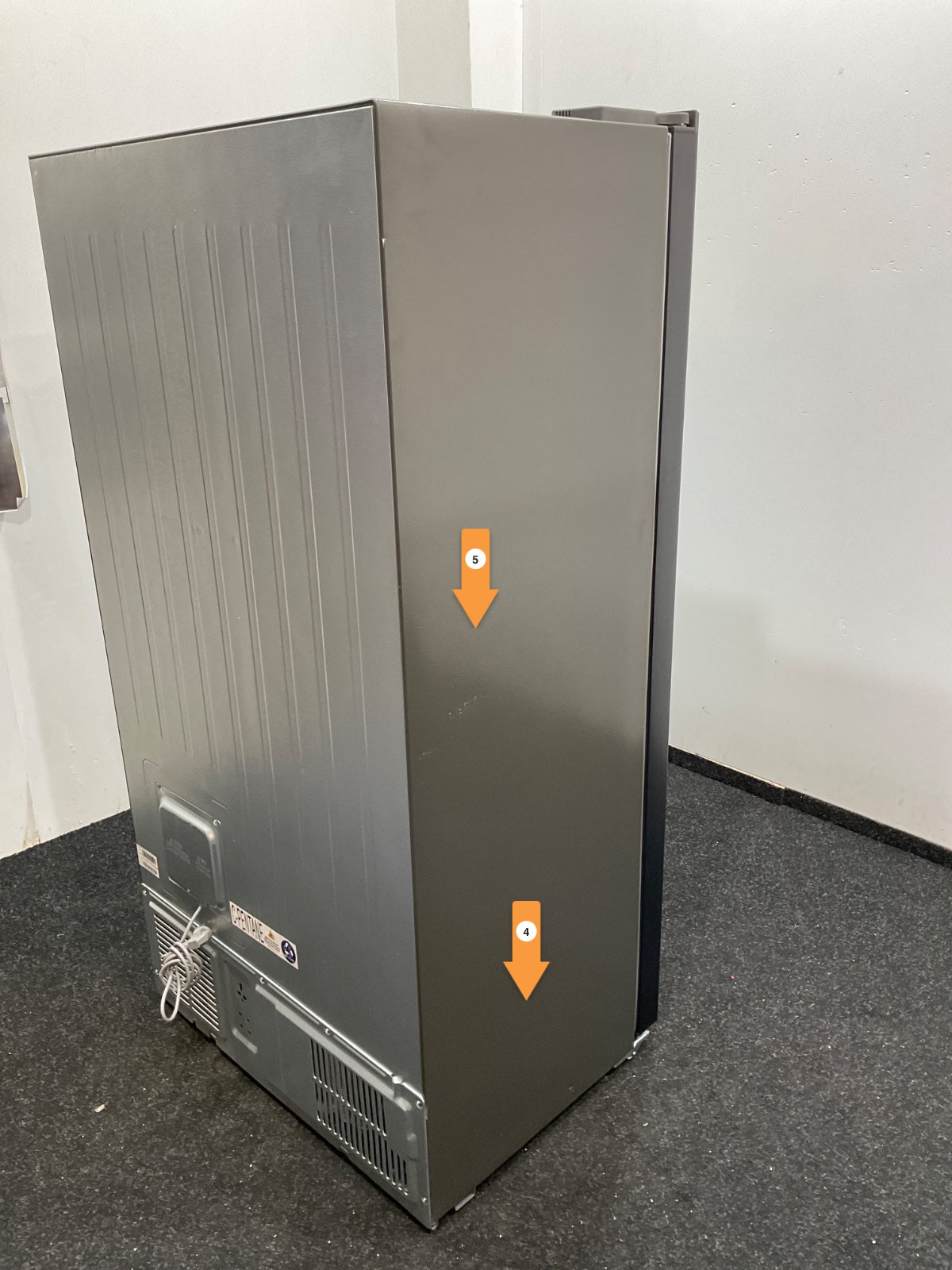 Inventum Amerikaanse koelkast SKV0180B - Zwart