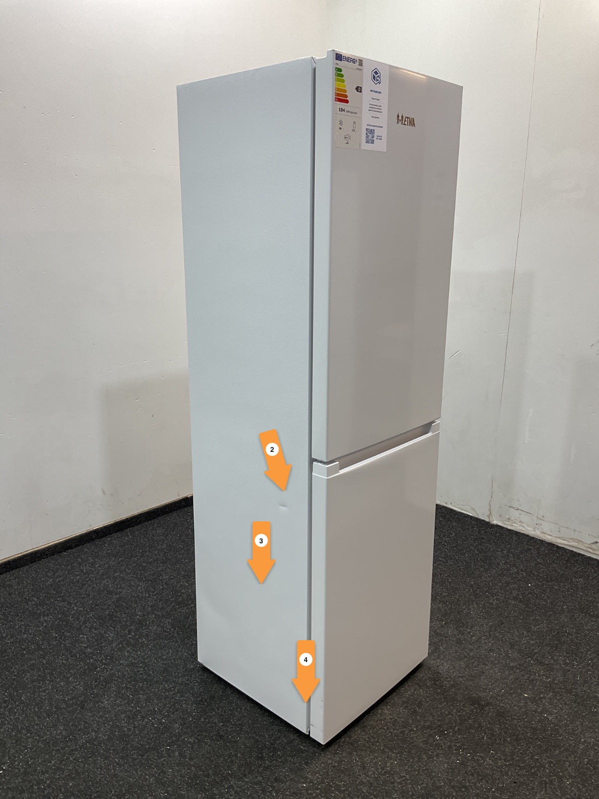 ETNA koelkast KCV282NWIT - Wit - No Frost 