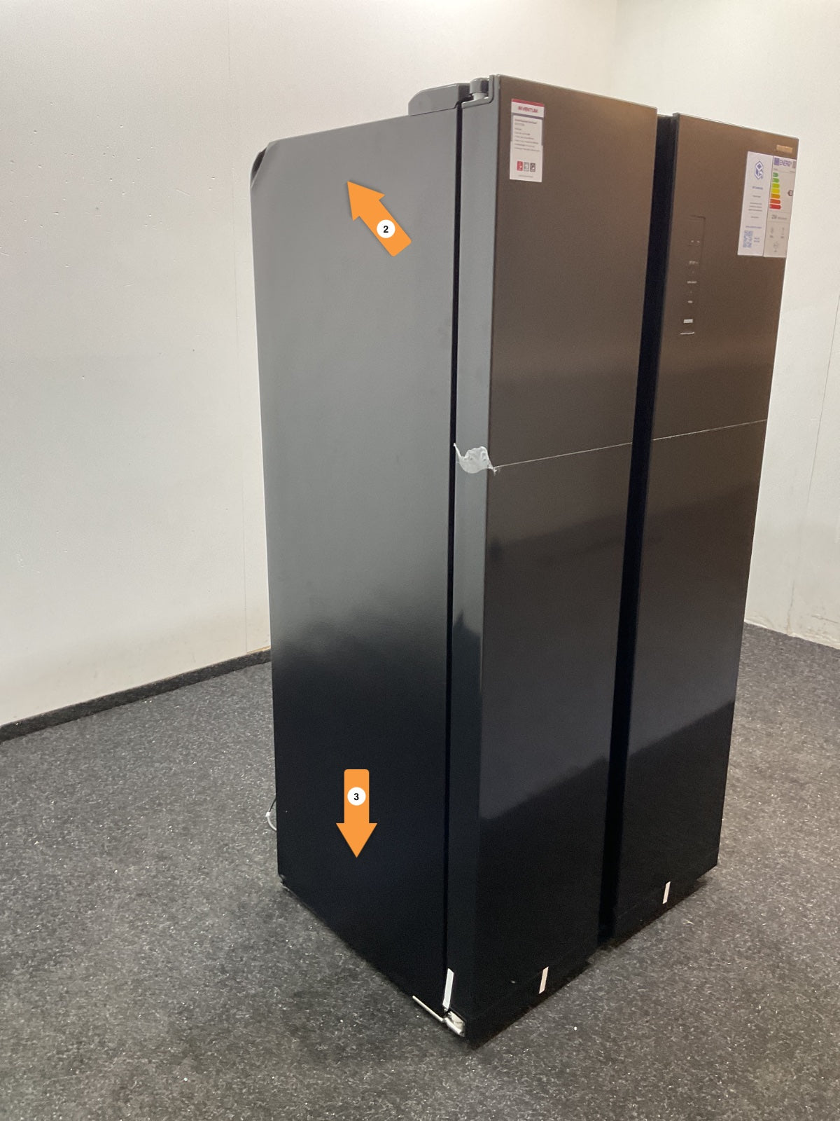 Inventum Amerikaanse koelkast SKV0178B - No Frost