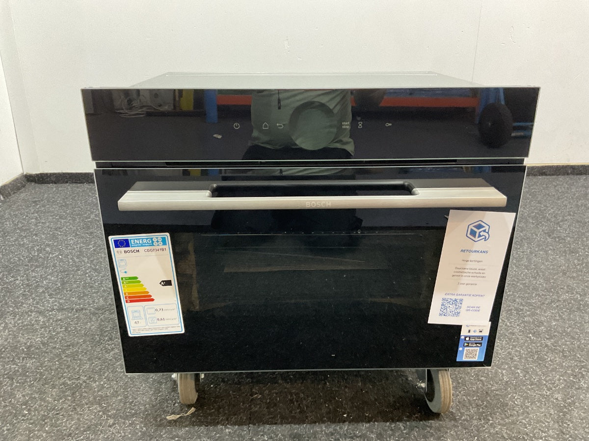 Bosch compacte inbouwoven CBG7341B1 - Serie 8