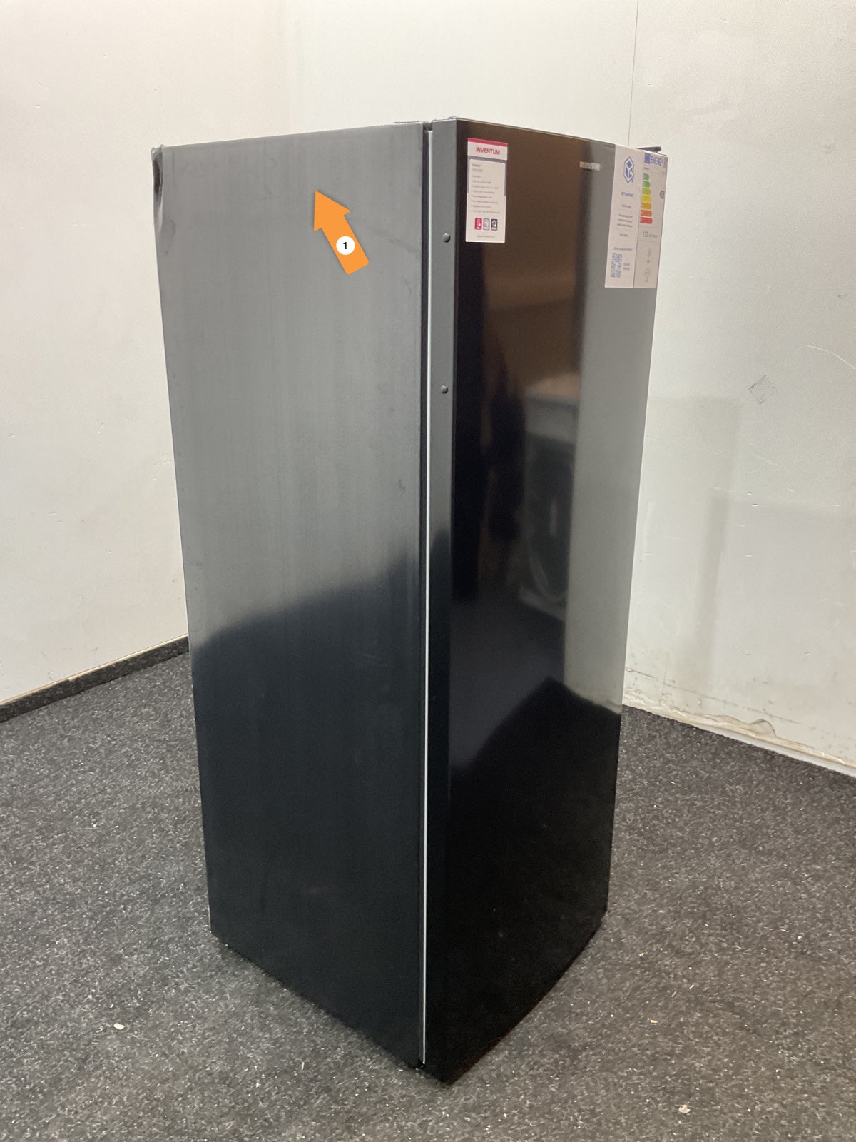 Inventum vrieskast VR1430B - Vrijstaand - Zwart 143cm