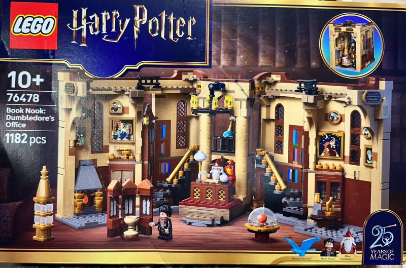 LEGO Harry Potter Boekensteun: Het Kantoor van Perkamentus Speelgoed voor Kinderen - 76478