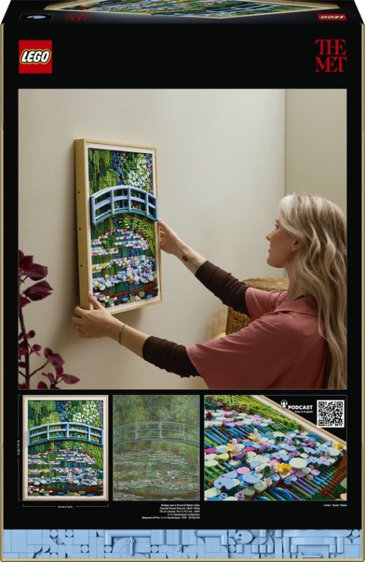 LEGO Art Claude Monet – Brug over een Vijver met Waterlelies 31220