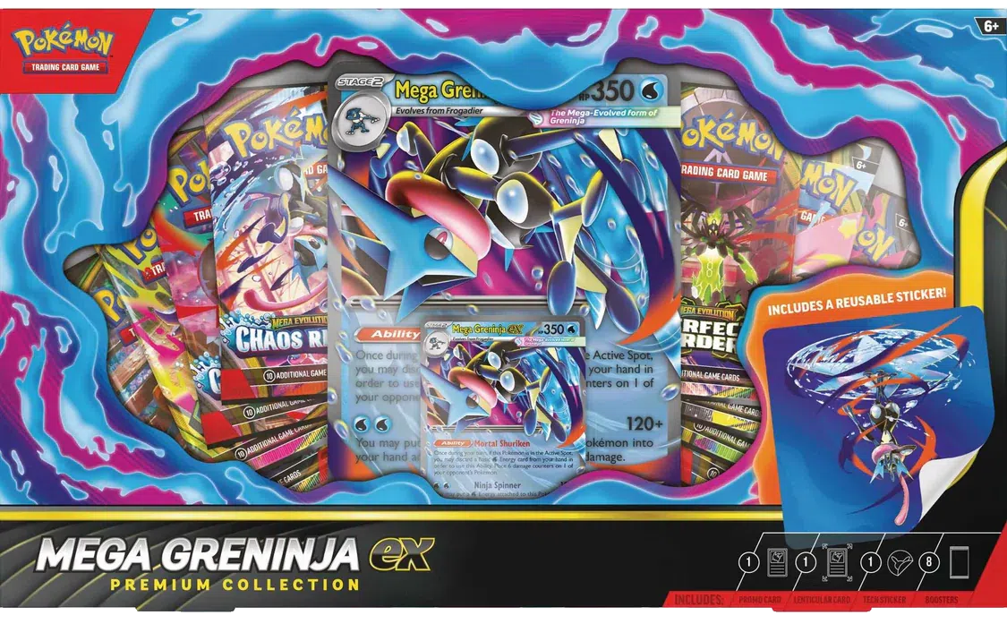 Pokémon TCG: Mega Greninja ex - Premium Collection