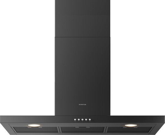 Inventum wandschouw afzuigkap AKB9005ZWA - 90cm - Zwart