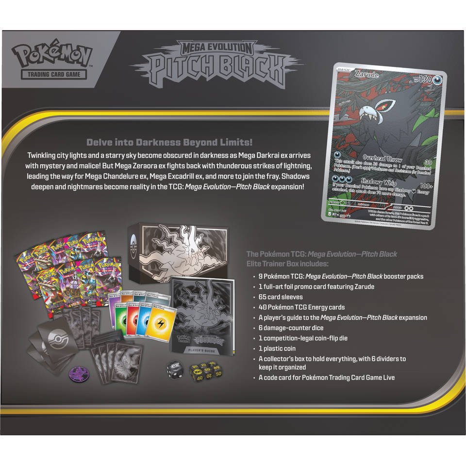 Pokémon TCG Mega Evolution Pitch Black Elite Trainer Box