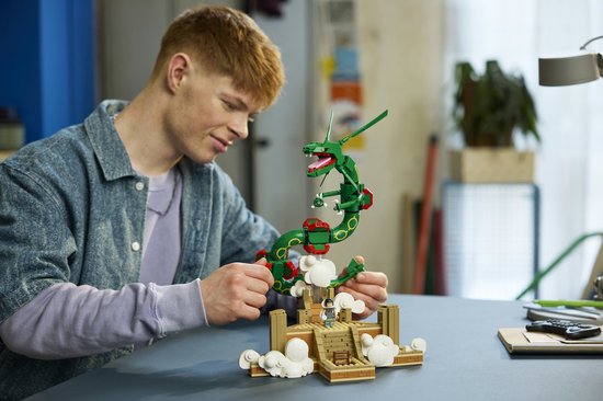 LEGO Pokémon - Rayquaza Bouwpakket voor Volwassenen met Dieren Figuur - 72168