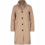 Happy Rain Days - Dames Regenjas Bilbao beige brown- maat M