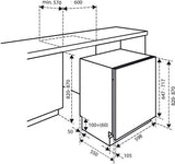 Inventum inbouw vaatwasser IVW6008A - 13 couverts