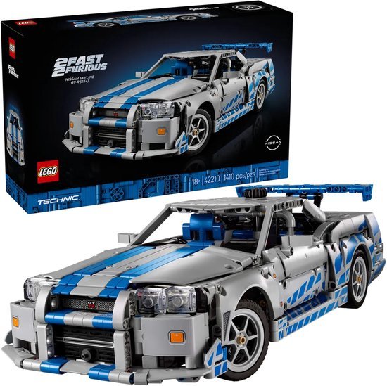 LEGO® Technic 2 Fast 2 Furious Nissan Skyline GT-R (R34) Auto - 42210