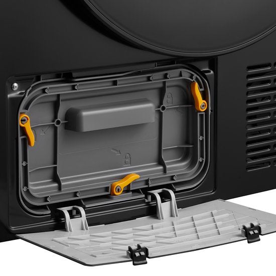 Inventum VDW9030B Wasdroger - 9kg - Warmtepompdroger - UV-hygiënefunctie - Energielabel B - Zwart