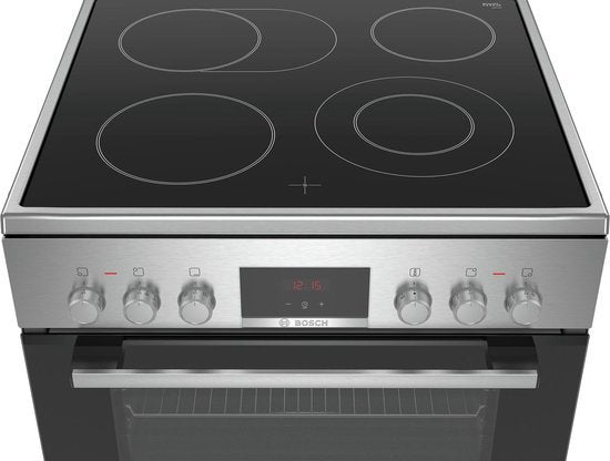 Bosch keramisch fornuis HKR39C250 - RVS