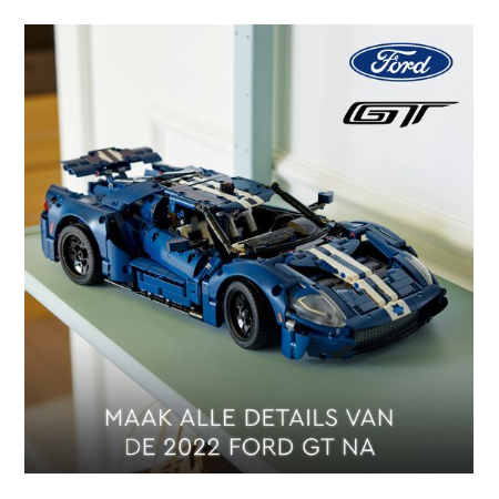 LEGO Technic 2022 Ford GT Auto Supercar - 42154