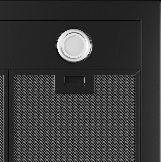 Inventum wandschouw afzuigkap AKB9005ZWA - 90cm - Zwart